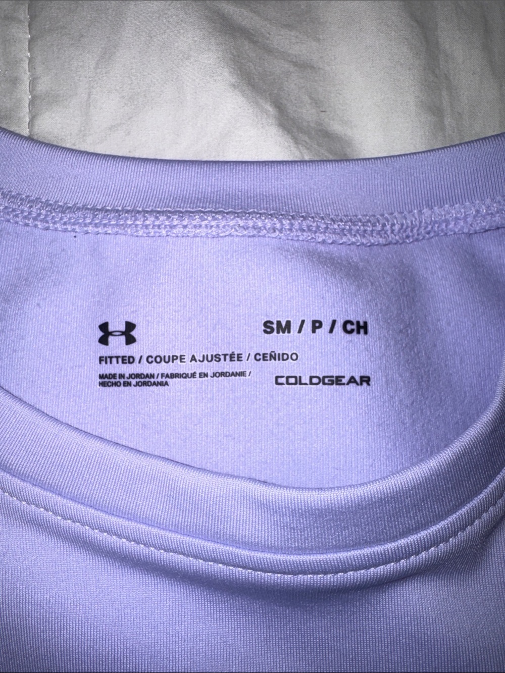 Under Armour Lavender Long-Sleeve Performance Top for Women - Picture 4 of 7